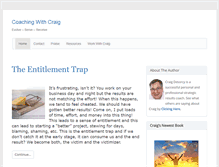 Tablet Screenshot of coachingwithcraig.com